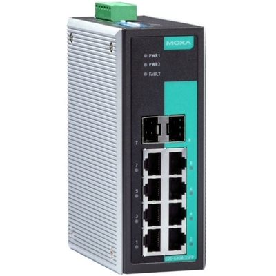 Good price EDS-G308 Series Full Gigabit Unmanaged Ethernet Switches 8 Port Network Switch online