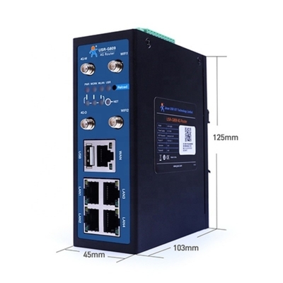 Good price Original USR-G809 Industrial Cellular VPN Router LTE & IO Gateway Router online