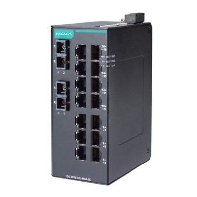 Good price 10/100/1000Mbps 16 Port Unmanaged Switch EDS-2016-ML Series Networking Switch online