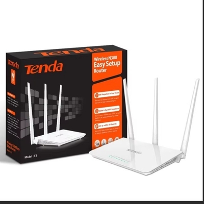 Good price Ten-Da F3 300Mbps Wireless Home Router 2.4GHz 3 Antennas Multi Language Firewall online