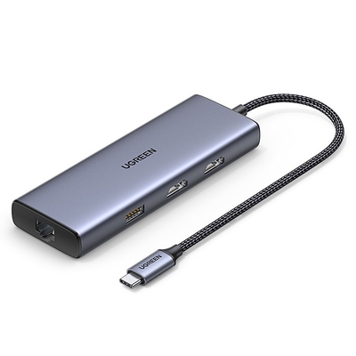 Good price USB C Hub with 4k/HDMI ,9-in-1 USB C to Ethernet Adapter, 5Gbps USB-A 3.0 Docking Station,PD 60W Charging, SD Card Reader online