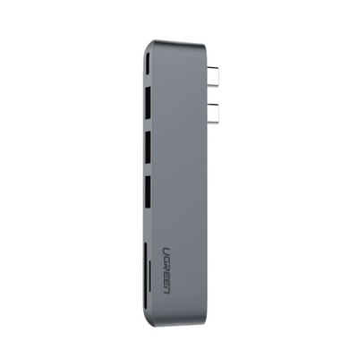 Good price USB C Adapter for MacBook Thunderbolt 3 Hub with 3 USB 3.0 100W USB C Power Delivery Micro SD SD Card Reader online