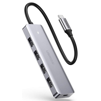 Good price USB C Hub 4 Ports, USB C to USB Hub with 4 USB 3.0, Powered USB C Splitter for Laptop online