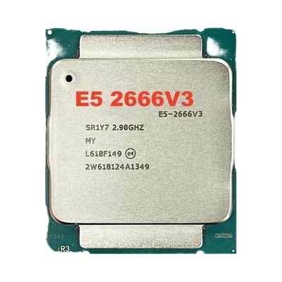 Good price Brand New Intel Xeon E5-2666V3 10-Core 2.9GHz Processor Used 25M 135W LGA 2011-3 for Desktop Xeon Brand online