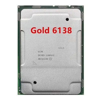 Good price Customized Scalable processor gold 6138 processor server good CPU 20core 2.0GHz for server 6138 processor cpu high performance online