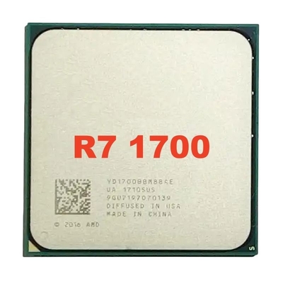 Good price Customized  R7 1700 3.0 GHz Eight-Core Sixteen-Thread CPU Processor 65W YD1700BBM88AE Socket AM4 used R7 1700 processor cpu online