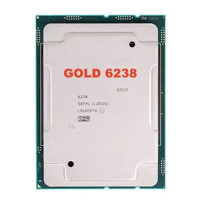 Good price Gold 6238 CPU Processor 2.1GHz 22 Core 140W 6238 Server Processor online