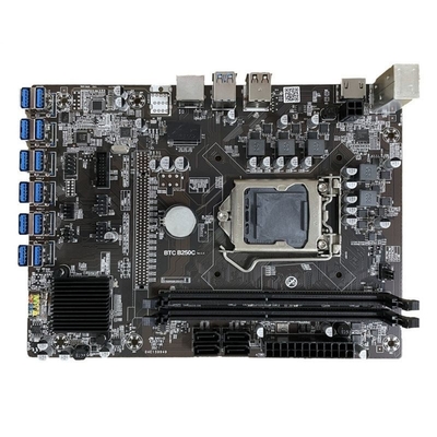 Good price Customized B250C motherboard 12 gpu cheap price motherboard case B250C motherboard classic 12 card SATA online