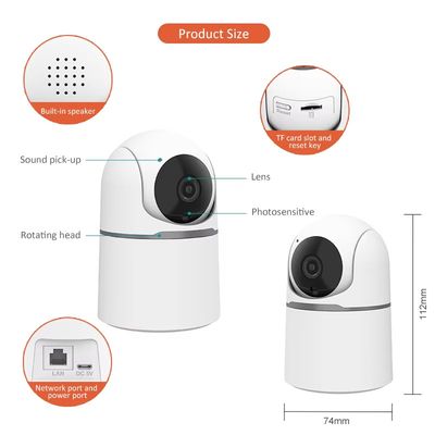 Good price Smart Home CCTV Auto Tracking Wireless PTZ Network IP Dome Camera Wifi Baby Monitor Mini Baby Camera online