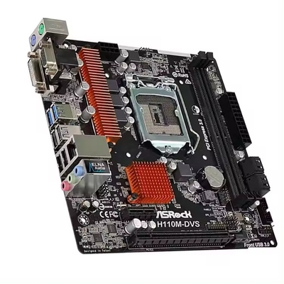 Dobra cena. Niestandardowa płyta główna H110M dla ASROCK H110M DVS LGA1151 DDR4 32G PCI-E 3.0 dla płyty głównej PC Games w Internecie