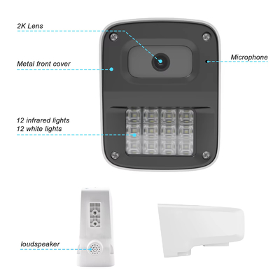 Good price POE IP Network Camera IPC for NVR Bullet Outdoor Waterproof Color Night Vision Audio Video Security Camera online