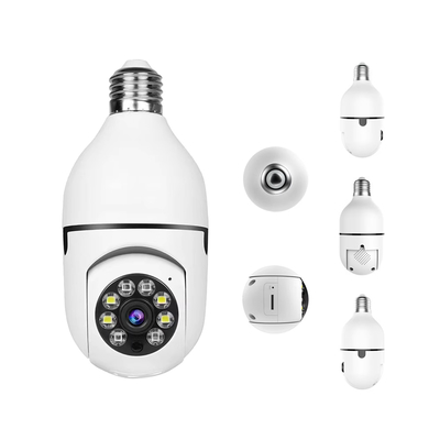 Good price WIFI Bulb Network IP Camera Home E27 Light Bulb Camera HD 4MP With Night Vision Auto Tracking Wireless Security Camera online