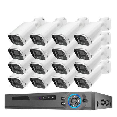 Good price Customized  16 Channels outdoor Face Detection H.265 4K 8MP Wired POE IP Network cctv home security camera system online