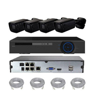 Good price Hot Selling H.265 1080P Outdoor tube Security IP Camera 4channel POE NVR Kit online