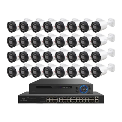 Buon prezzo Prodotti di sicurezza personalizzati 32 canali H.265 NVR POE CCTV IP Camera Kit Video sistema di sorveglianza in linea