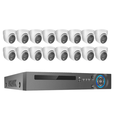 Buon prezzo 4K 16canale 8MP sistema di sicurezza per telecamere domestiche all'aperto PoE NVR Kit Cctv IP Camere di sorveglianza Sistema di sicurezza per telecamere in linea