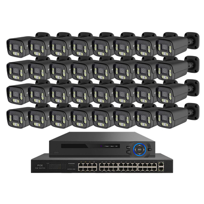 Good price Customized  4K Resolution 32 channel NVR kit 32CH Alarm POE ip Security camera system 8MP with network cable online
