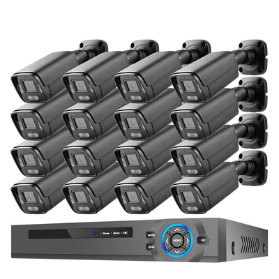 Good price Customized HD 5MP 8MP Security NVR Kit Two Way Audio Complete 16CH POE camera system 4K with Full color night vision online