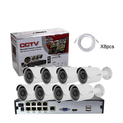 Good price Factory Outlet Security Network Cable Ip Monitoring Cctv Suite Security Camera Poe Camera System Bullet Camera 2MP NST-PK8202S online