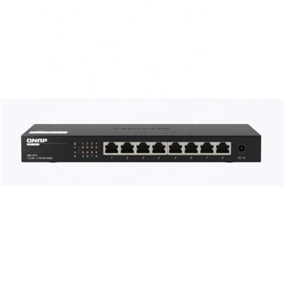 Good price QSW-1108-8T Multi-Gigabit 8-port Unmanaged Ethernet Switches Full-Duplex Half-Duplex Communication for Speed Transmission online
