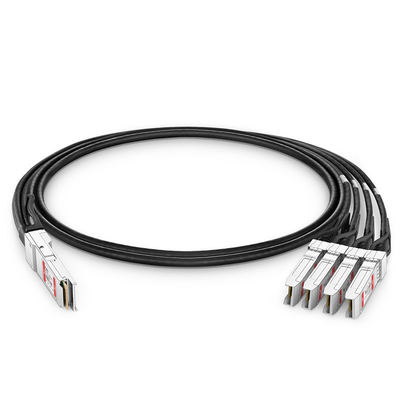 Buon prezzo Caricabatterie Cavo USB Online Originale 40g 100g Qsfp a Sfp 28 Cable Custom Assembly Qsfp-4sfp10g-cu1m in linea