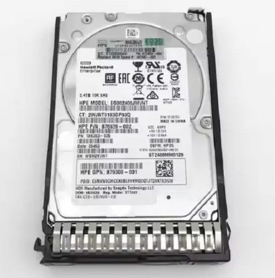 Good price 2.4TB SAS 12G Enterprise 10K SFF SC 512e DS Metal-Material HDD For HPE Server G8/G9/G10 Small Form Factor Enterprise Storage online