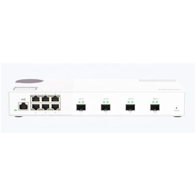 Good price QSW-M2106-4S 4*10GbE SFP Fiber Ports 6*2.5GbE Ethernet Ports L2 Web-based NMS Switch speed Connectivity for Workstations online