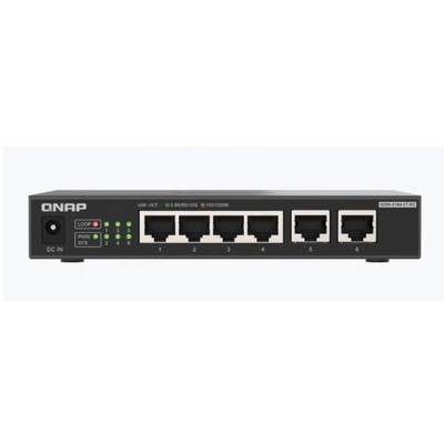 Good price High Capacity QSW-2104-2T-R2 Unmanaged Ethernet Switches with NO Private Mold and 2*10GbE 4*2.5GbE RJ45 Ethernet Port online