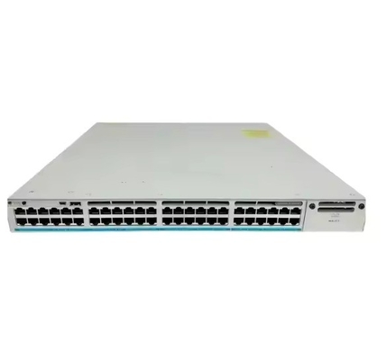 Buon prezzo 10/100/1000Mbps Tasso di trasmissione Cisco Catalyst 9200 C9300-48P-E Gigabit Ethernet Switch con 48 porte PoE e QoS in linea