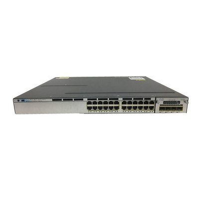 Good price 24 Port 3750X-24T Layer 3 Switch with 10/100/1000Mbps Transmission Rate and QoS Function Data IP Base Managed Stackable online