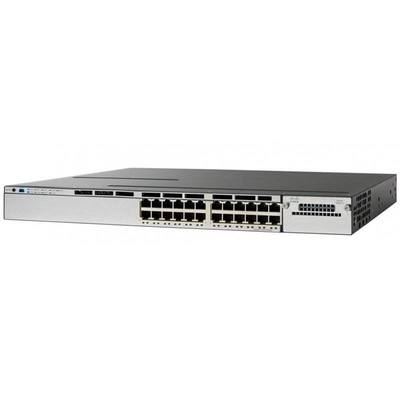 Buon prezzo 24 10/100/1000 UPOE Porti WS-C3850-24UW-S Supporti Impilabile 1 Modulo di rete slot 1100 W Fornitore di alimentazione Moffa privata in linea