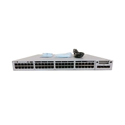 Buon prezzo Customizabile WS-C3850-48F-S C3850-48F Switch layer 3 48 * 10/100/1000 Ethernet POE Ports IP Base gestito- impilabile in linea