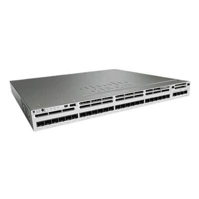 Good price 24 Gigabit SFP Ports Cisco WS-C3850-24S-E Managed L3 Switch Suitable for Workstation and Customizable online