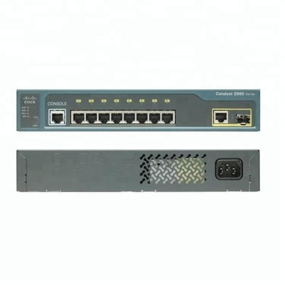 Buon prezzo WS-C2960G-8TC-L 8 Port Gigabit Network Switch con velocità di trasmissione di 10/100/1000Mbps e potenza di commutazione in linea