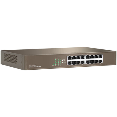 Buon prezzo 16 porte Gigabit Ethernet Switch Fast Network 10/100/1000 Mbps Autonegoziazione RJ45 TEG1016D per velocità e connettività in linea