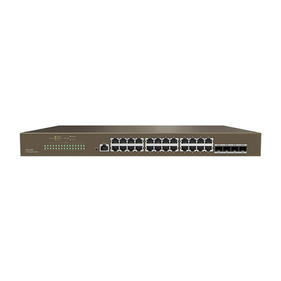 Buon prezzo TEG3328F L2 Managed Switch 802.1Q 4K VLAN 24 porte Gigabit 24*10/100/1000 Porti Ethernet Base-T 4*1000 Porti SFP Base-X in linea