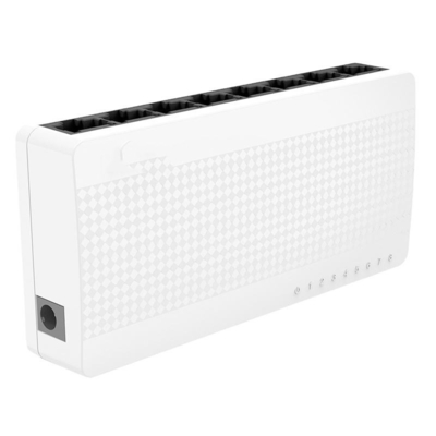 Buon prezzo Switcher Ethernet S108V8 a 8 porte compatto e potente 10/100Mbps Fast Ethernet RJ45 per connessioni veloci in linea