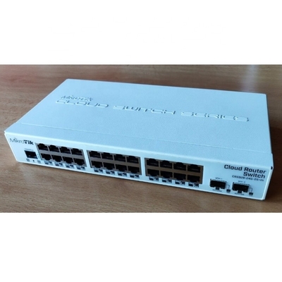 Bon prix CRS326-24G-2S-RM Commutateur de port 24 Gigabit avec 2 X Cages SFP + dans un boîtier de rackmount 1U en ligne
