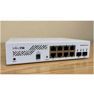 Bon prix MIK-RO-TIK CSS610-8G-2S-IN SWITCH Huit ports Ethernet 1G et deux ports SFP + pour la connectivité par fibre optique 10G en ligne