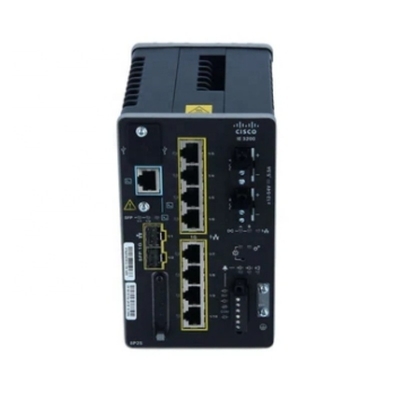 Bon prix Nouveau commutateur réseau IE-3200-8P2S-E géré 8 X 10/100/1000 (PoE+) + 2 X Gigabit SFP DIN Rail Mountable PoE en ligne